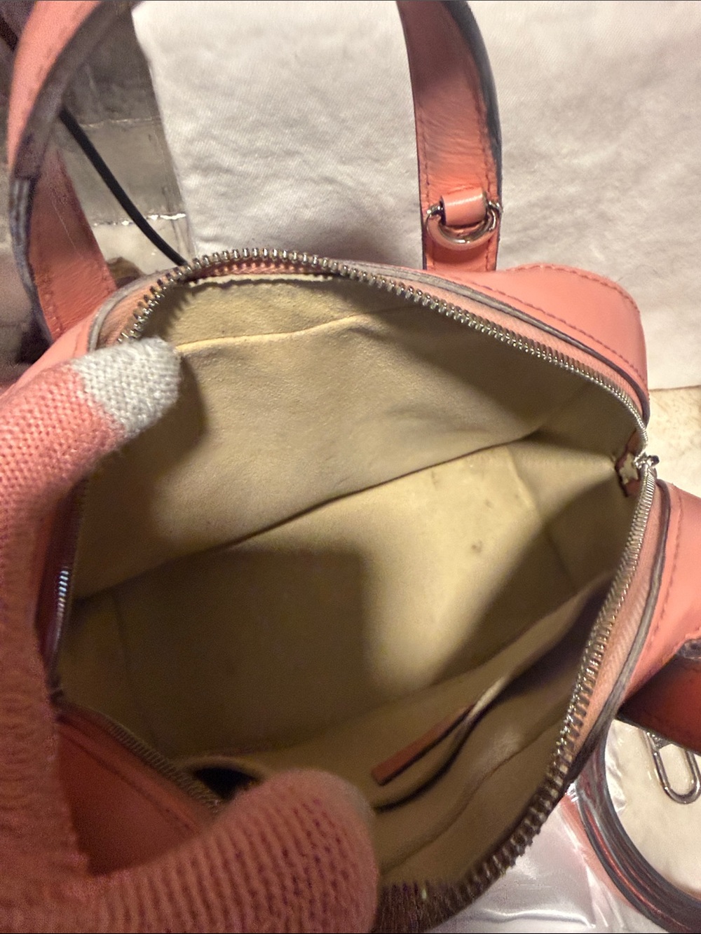 Louis Vuitton Monogram Satchel with Pink Trim - Picture 10 of 17